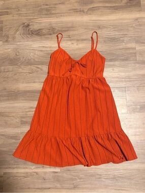 Francesca’s Mi Amor Tara Textured Mini Swing Dress